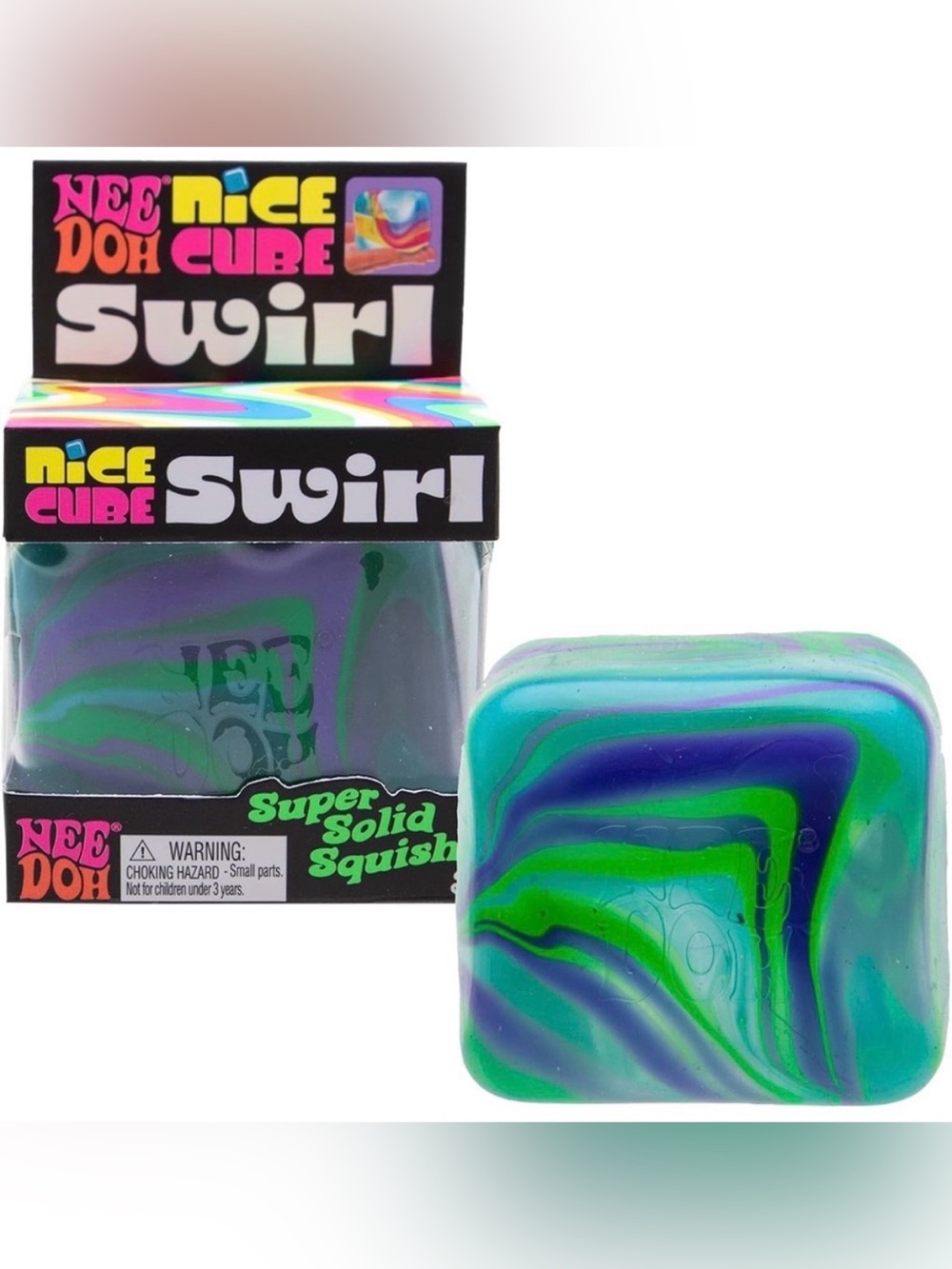NeedOh Nice Cube Swirl & 2 Bice ice baby. Genuine. Fast ship